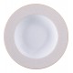 Prato 23cm Fundo Aurum Em Porcelana Decorada Tramontina